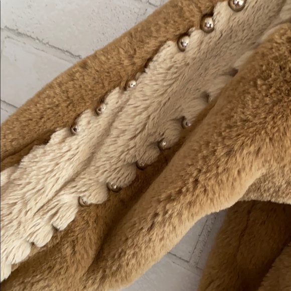 Mother The Letterman Fur Jacket Studded - Picture 3 of 9